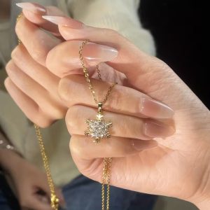 snowflake necklace
