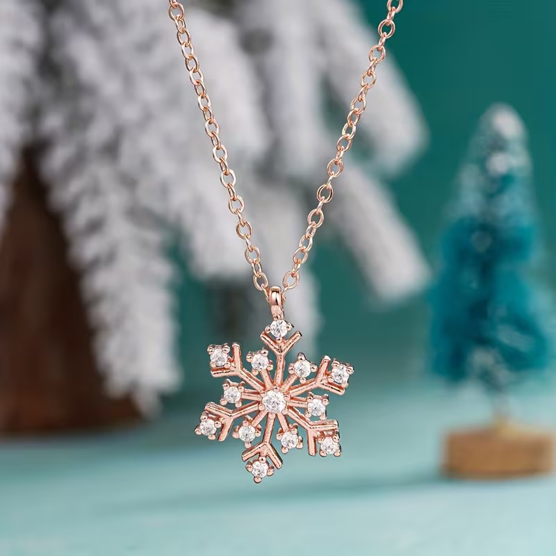 snowflake necklace