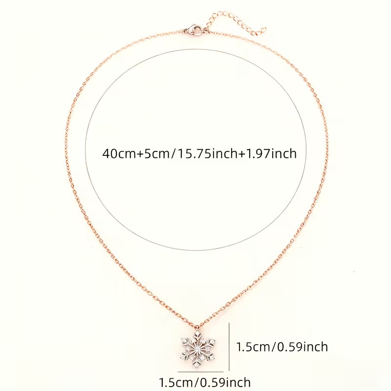 snowflake necklace
