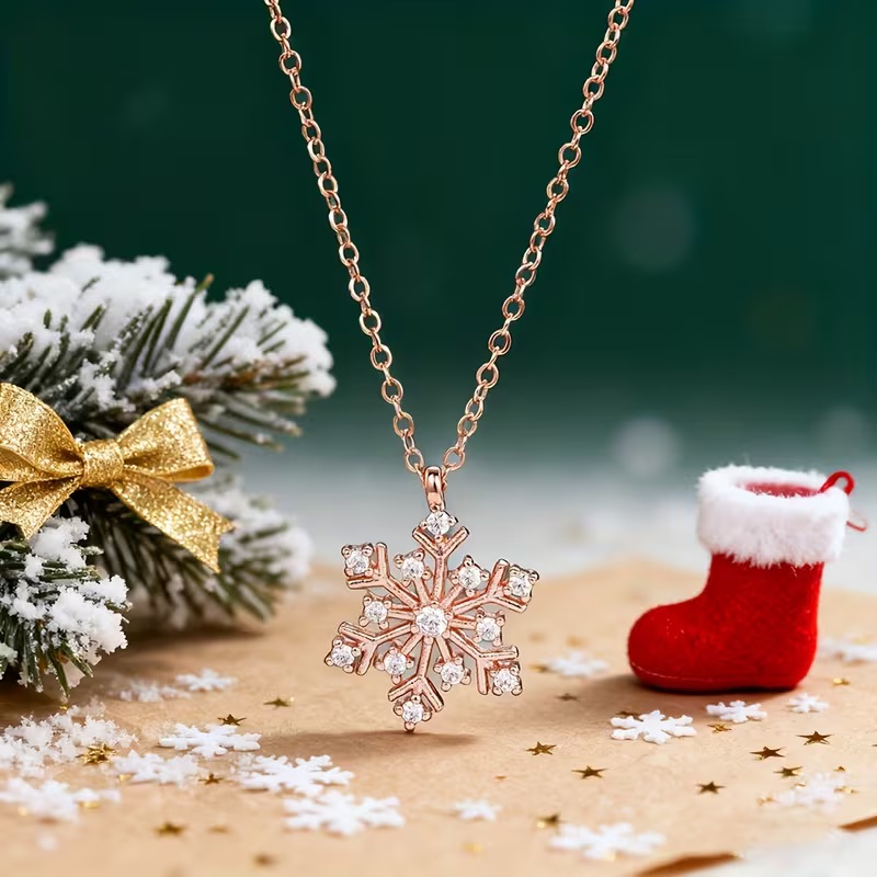 snowflake necklace