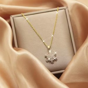 snowflake necklace