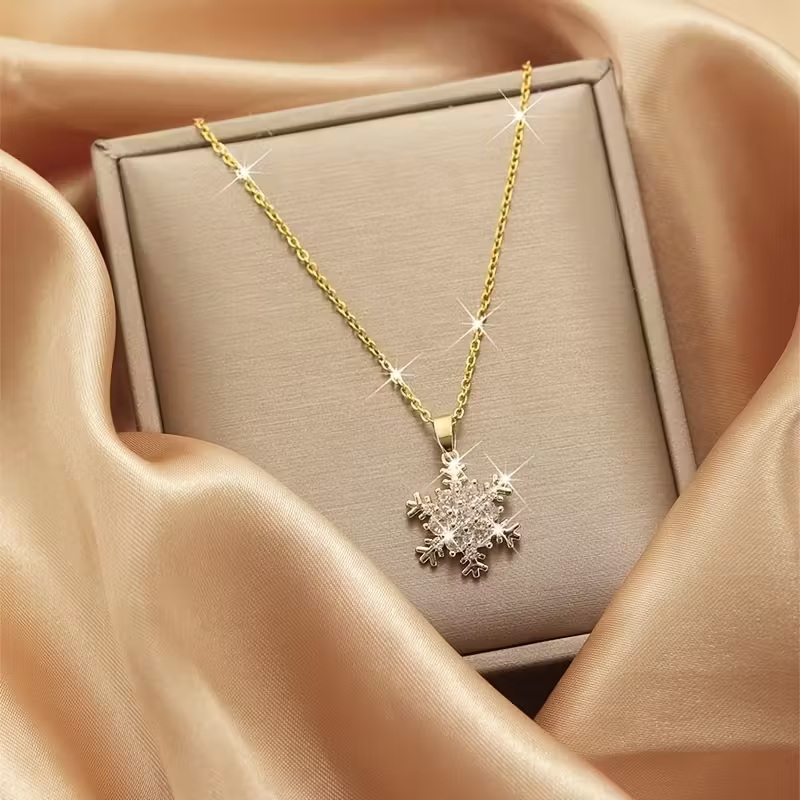 snowflake necklace