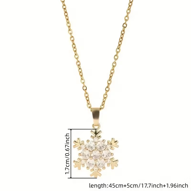 snowflake necklace