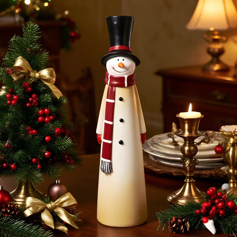 standing snowman
