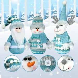 Vintage Turquoise Santa
