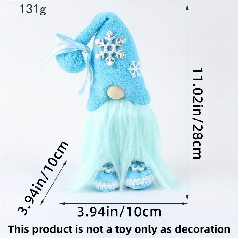 gnome snowflake doll