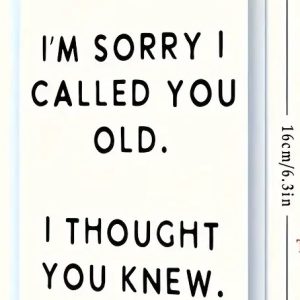 im sorry your old birthday card