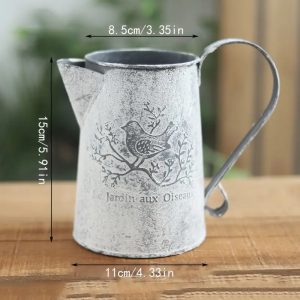 rustic garden watering can