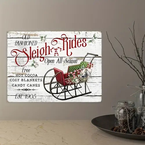 sleigh rides wall art