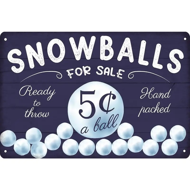 snowballs sign