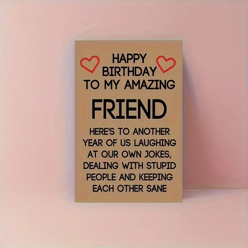happy birthday friendship card