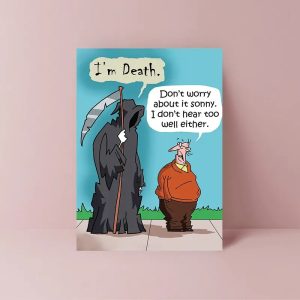 im death bday card