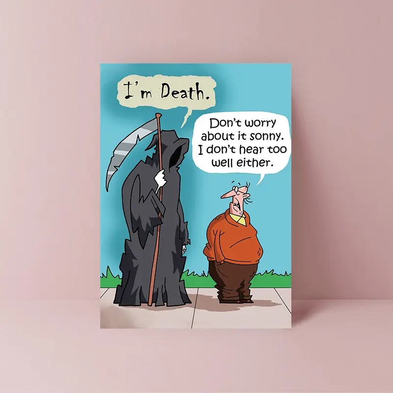 im death bday card