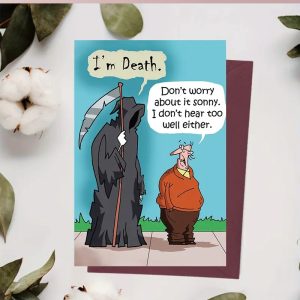 im death bday card