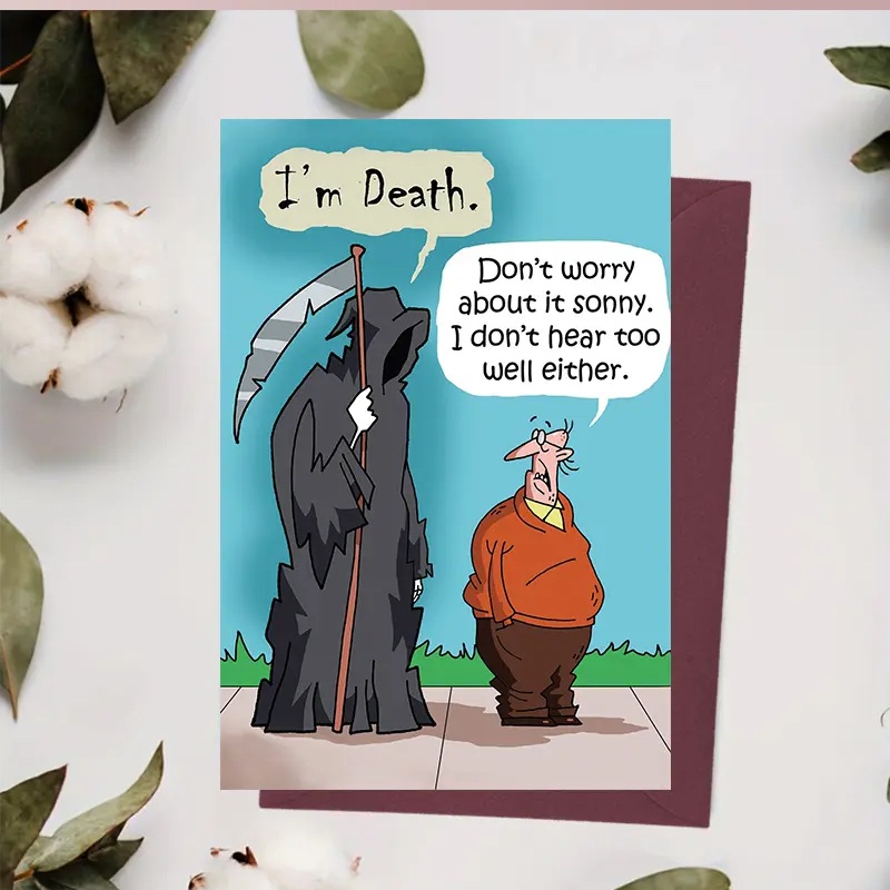 im death bday card