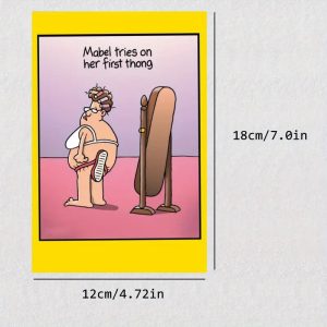 mabels thong bday card