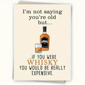 whisky birthday card